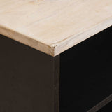 vidaXL TV Kast Witte Was Afwerking 80 x 33 x 46 cm Massief Mango Hout