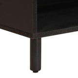 vidaXL TV Kast Witte Was Afwerking 80 x 33 x 46 cm Massief Mango Hout