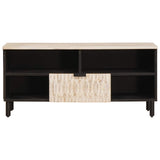 vidaXL TV Kast Witte Was Afwerking 100 x 33 x 46 cm Massief Mango Hout