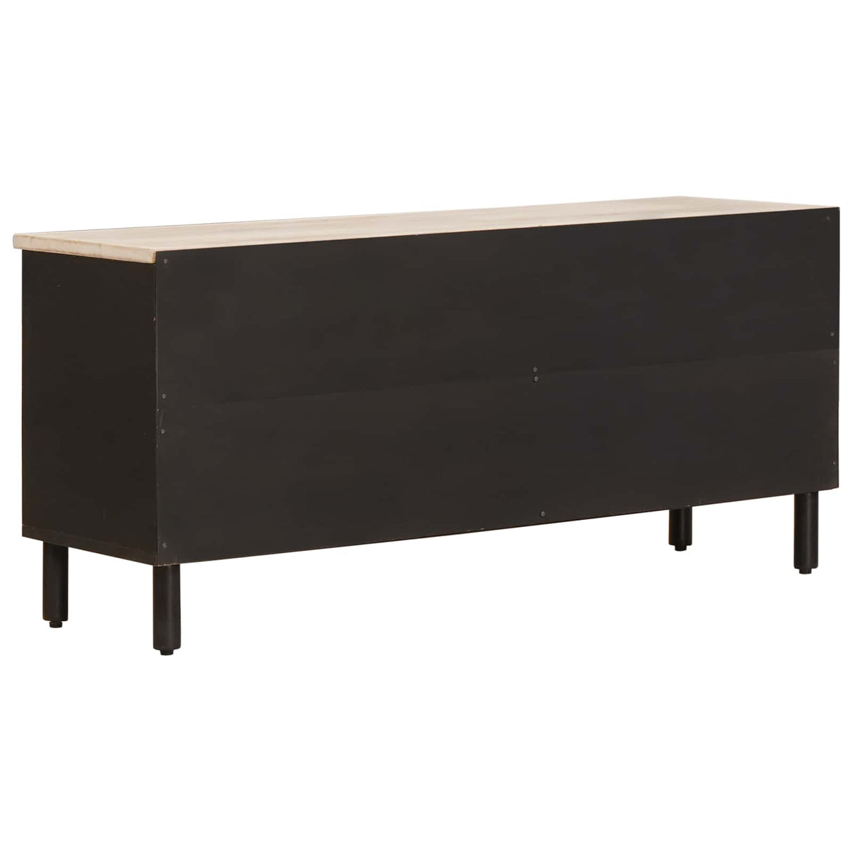 vidaXL TV Kast Witte Was Afwerking 100 x 33 x 46 cm Massief Mango Hout