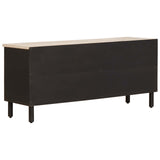 vidaXL TV Kast Witte Was Afwerking 100 x 33 x 46 cm Massief Mango Hout