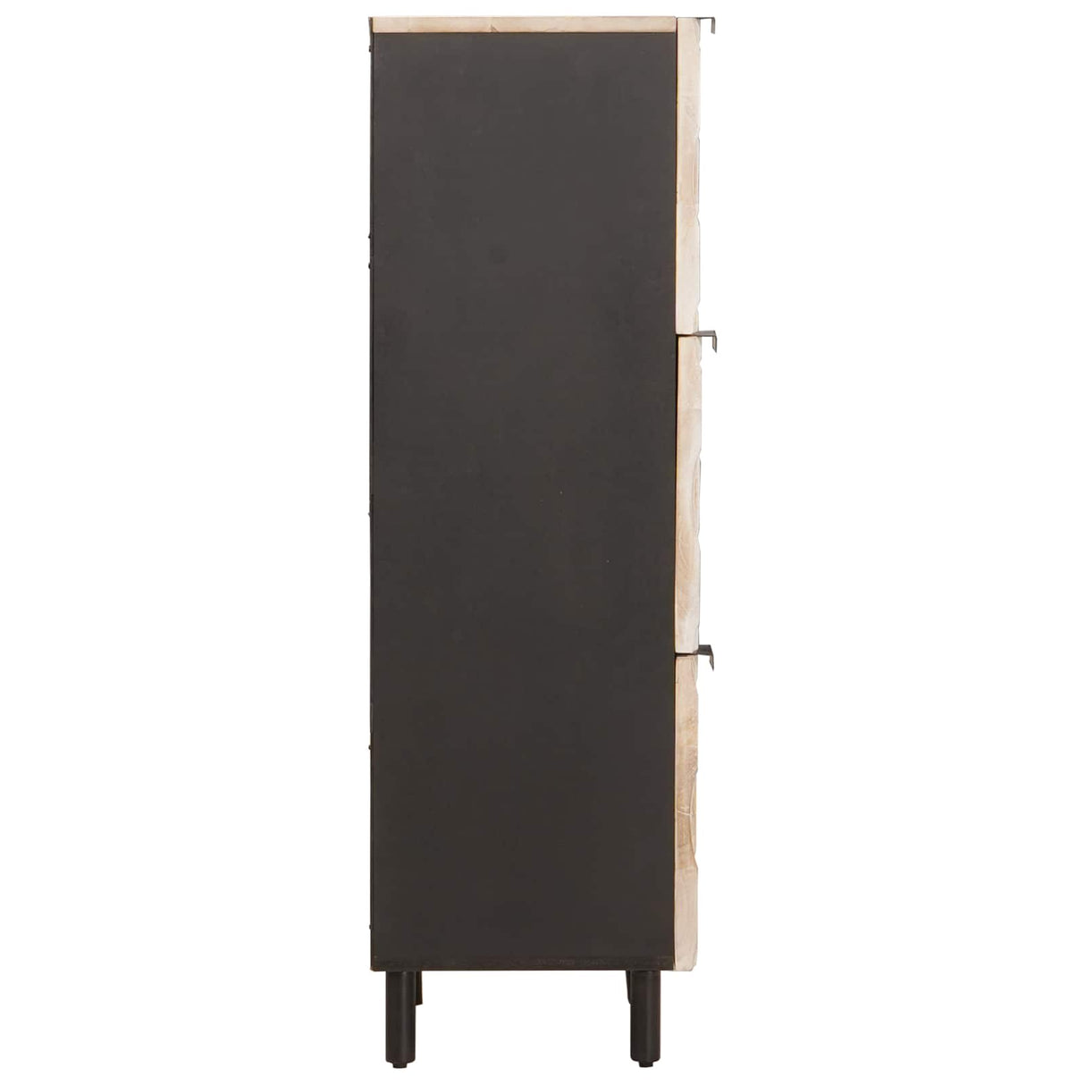 vidaXL Highboard met opslag Witte Was Afwerking 40 x 33 x 110 cm