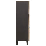 vidaXL Highboard met opslag Witte Was Afwerking 40 x 33 x 110 cm