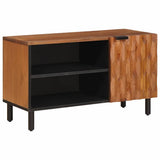 vidaXL TV Kast Witte Was Afwerking 80 x 33 x 46 cm Massief Mango Hout