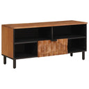 vidaXL TV Kast Witte Was Afwerking 100 x 33 x 46 cm Massief Mango Hout