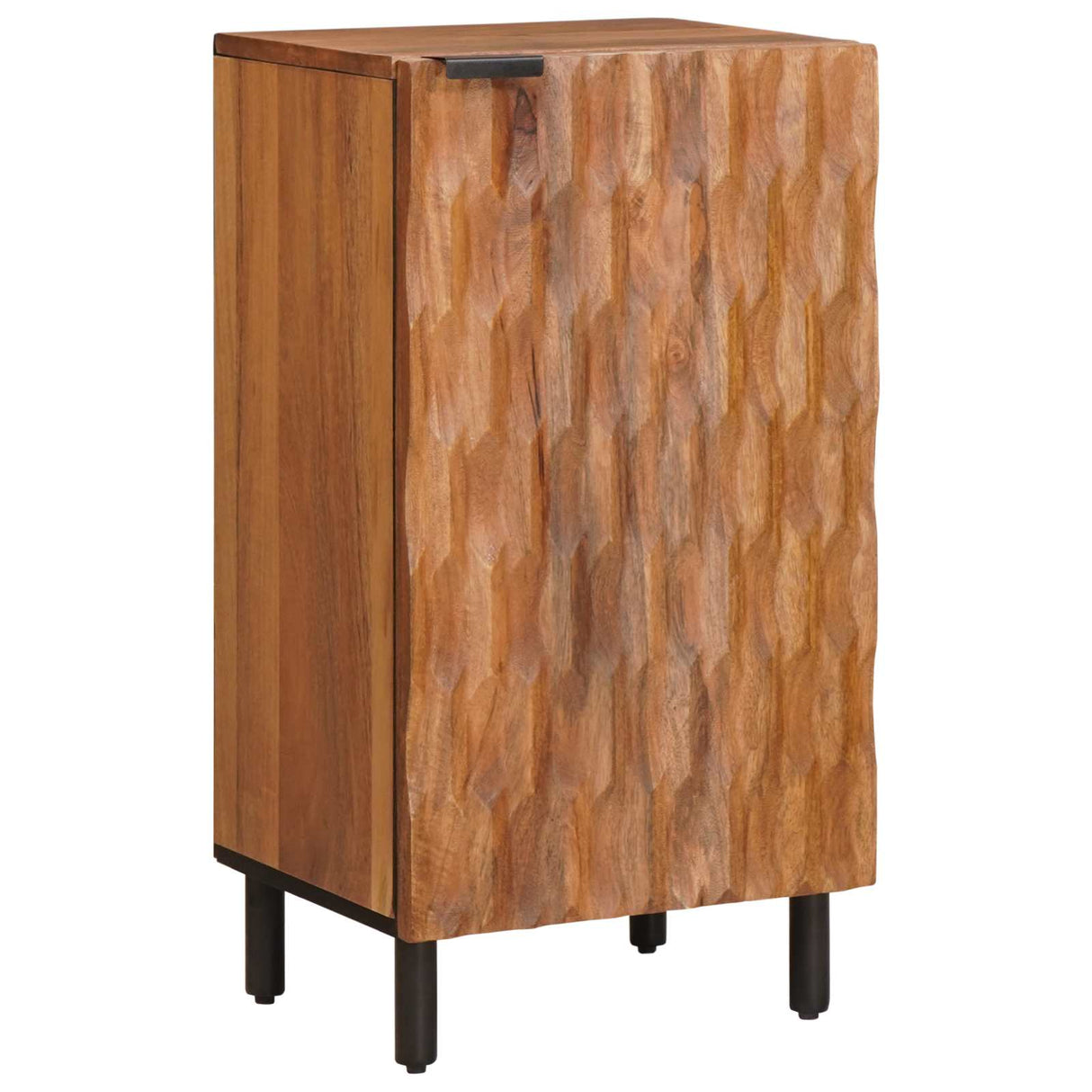 vidaXL Dressoir Witte Was Afwerking 40 x 33 x 75 cm Massief Mango Hout