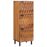 vidaXL Highboard met opslag Witte Was Afwerking 40 x 33 x 110 cm