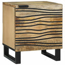 vidaXL Nachtkastje Bruin 40 x 33 x 46 cm Massief acaciahout