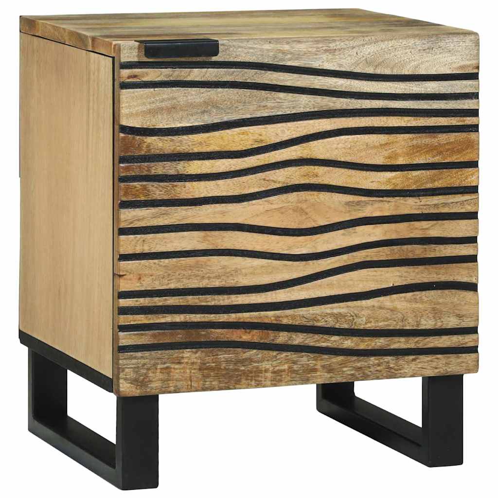 vidaXL Nachtkastje Bruin 40 x 33 x 46 cm Massief acaciahout