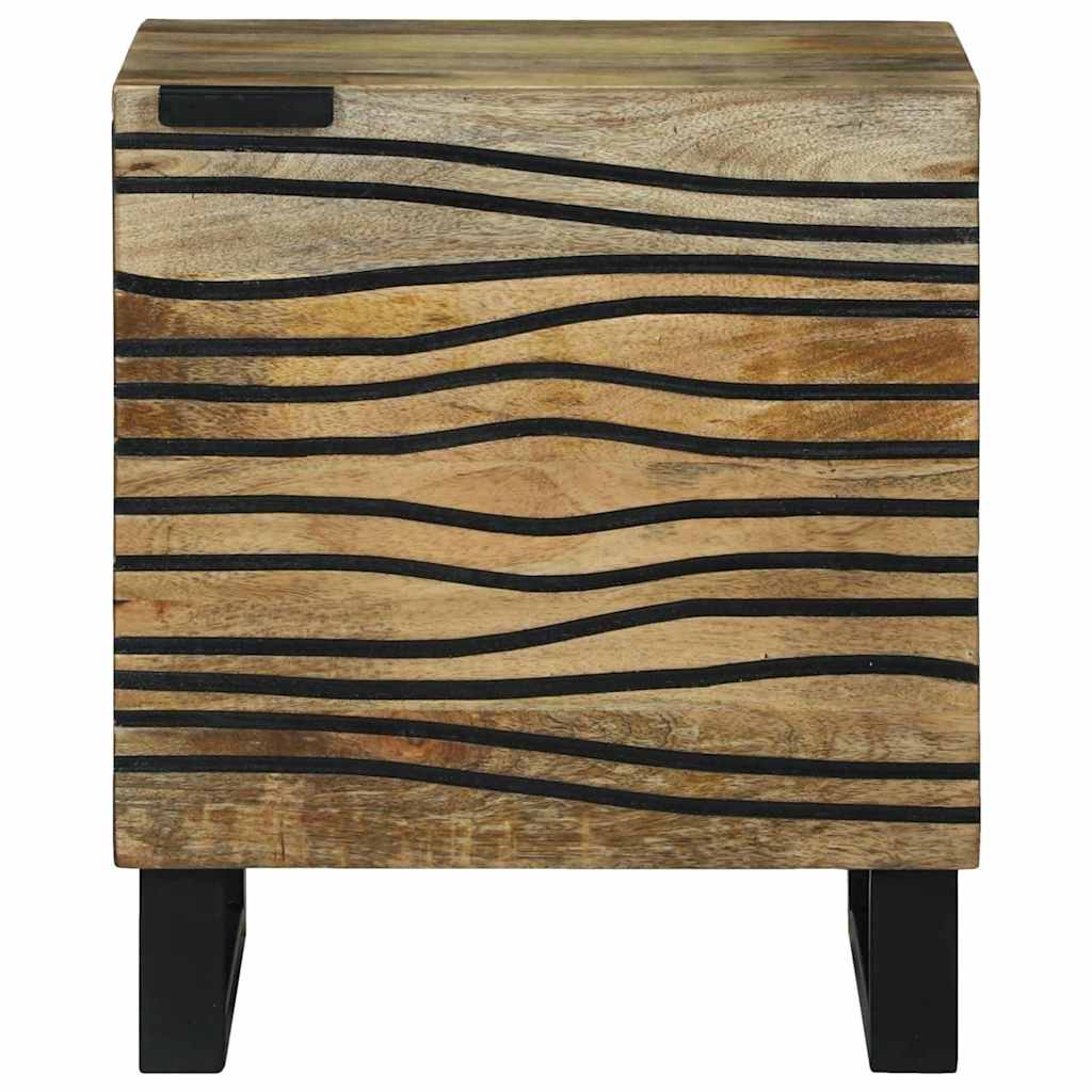 vidaXL Nachtkastje Bruin 40 x 33 x 46 cm Massief acaciahout