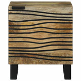 vidaXL Nachtkastje Bruin 40 x 33 x 46 cm Massief acaciahout