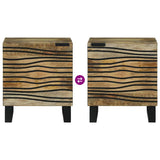 vidaXL Nachtkastje Bruin 40 x 33 x 46 cm Massief acaciahout