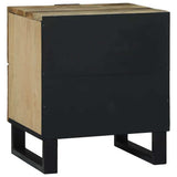 vidaXL Nachtkastje met lade Bruin 40 x 33 x 46 cm Massief acaciahout