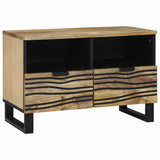 vidaXL TV Eenheden met lade Bruin 70 x 33 x 46 cm Bewerkt hout