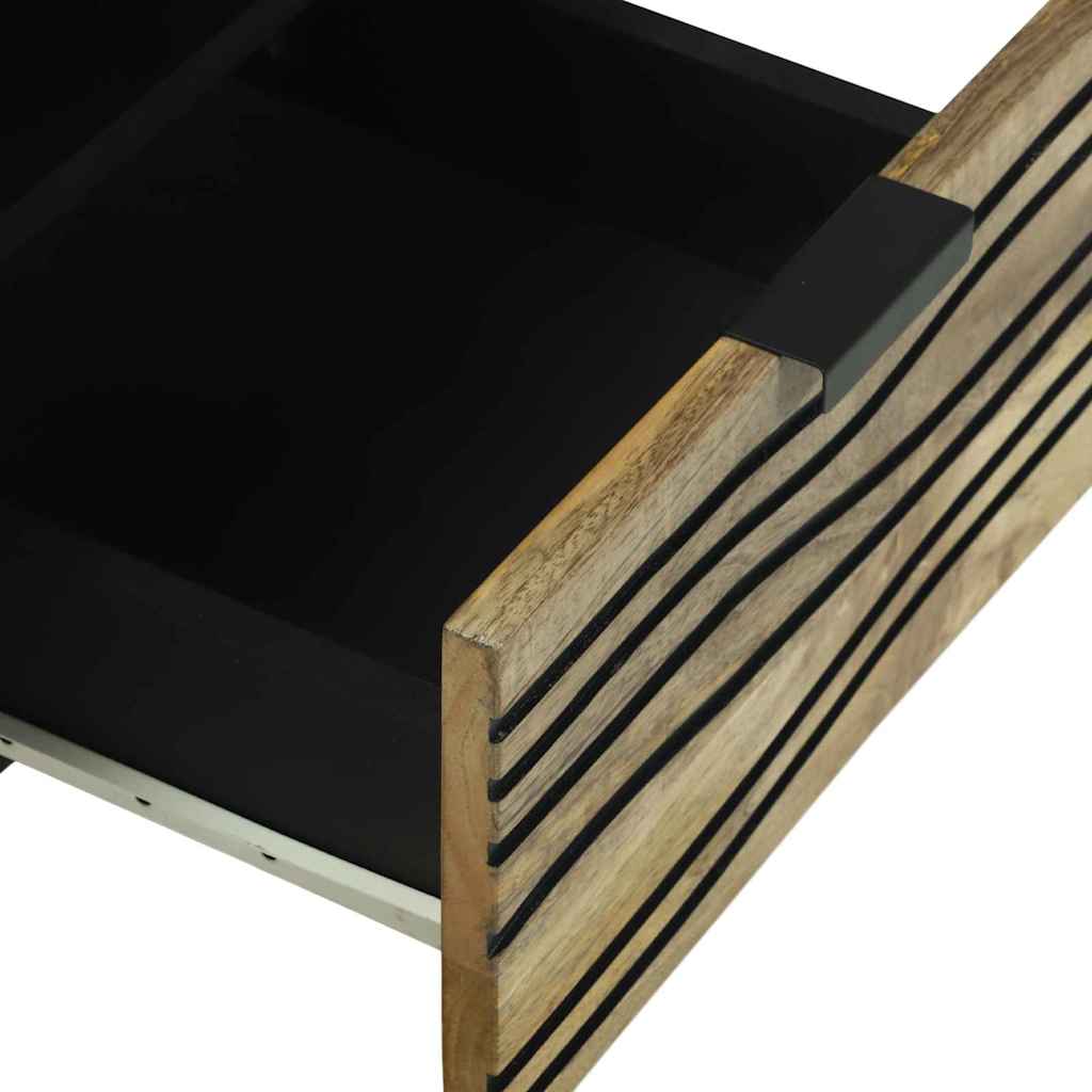 vidaXL TV Eenheden met lade Bruin 70 x 33 x 46 cm Bewerkt hout
