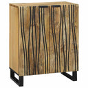 vidaXL Dressoir Naturel 60 x 33,5 x 75 cm Massief Mango Hout