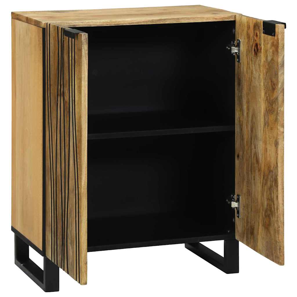 vidaXL Dressoir Naturel 60 x 33,5 x 75 cm Massief Mango Hout