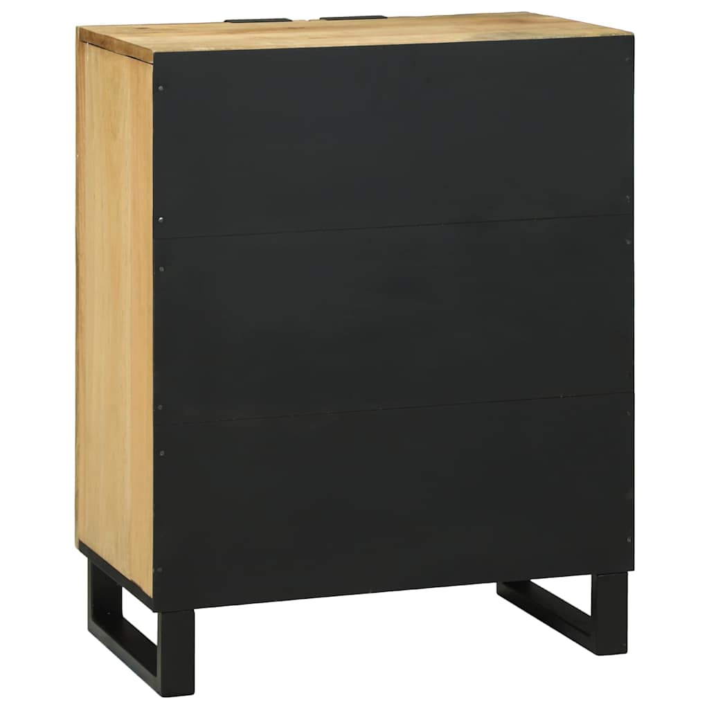 vidaXL Dressoir Naturel 60 x 33,5 x 75 cm Massief Mango Hout