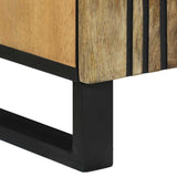 vidaXL Dressoir Naturel 60 x 33,5 x 75 cm Massief Mango Hout