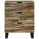 vidaXL Nachtkastje met lade Bruin 50 x 33 x 62 cm Massief acaciahout