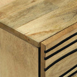vidaXL Nachtkastje met lade Bruin 50 x 33 x 62 cm Massief acaciahout