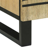 vidaXL Nachtkastje met lade Bruin 50 x 33 x 62 cm Massief acaciahout
