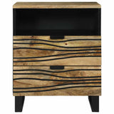 vidaXL Nachtkastje met lade Bruin 50 x 33 x 62 cm Massief acaciahout