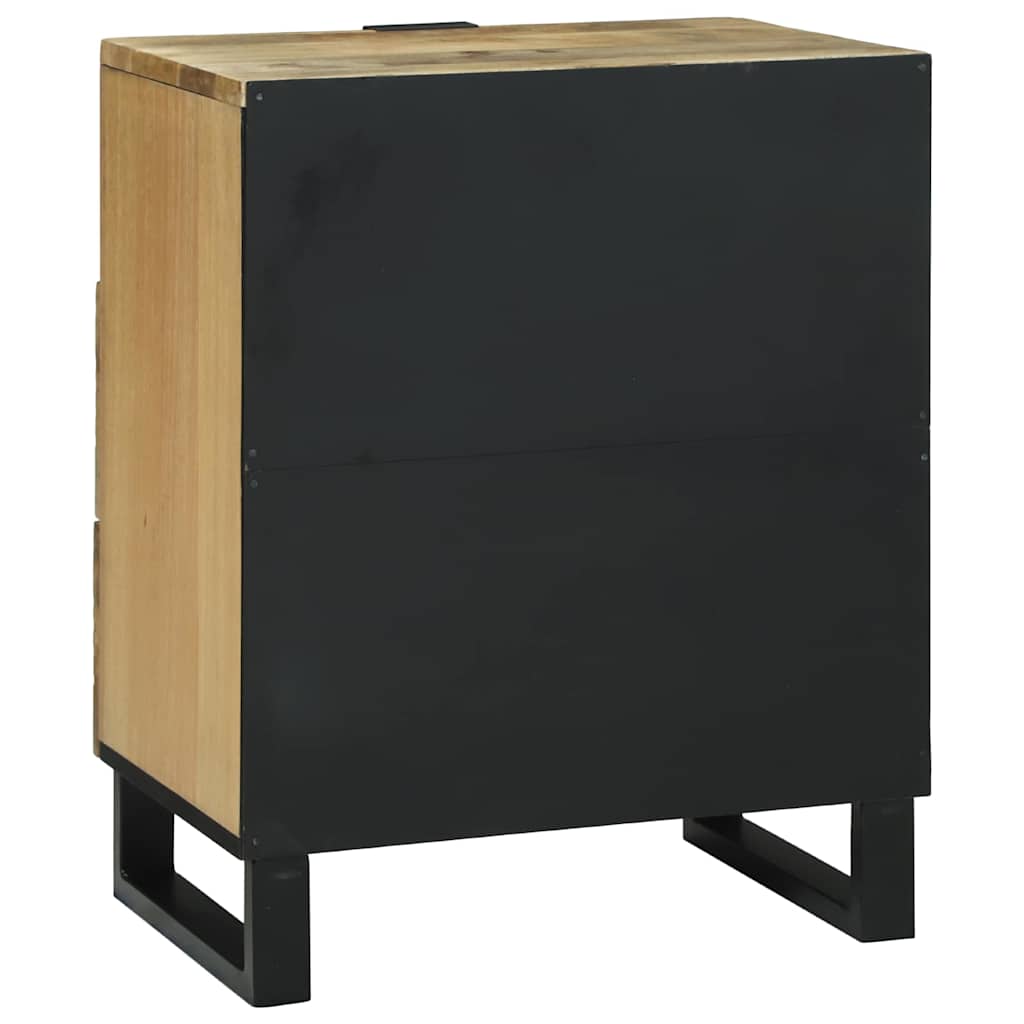 vidaXL Nachtkastje met lade Bruin 50 x 33 x 62 cm Massief acaciahout