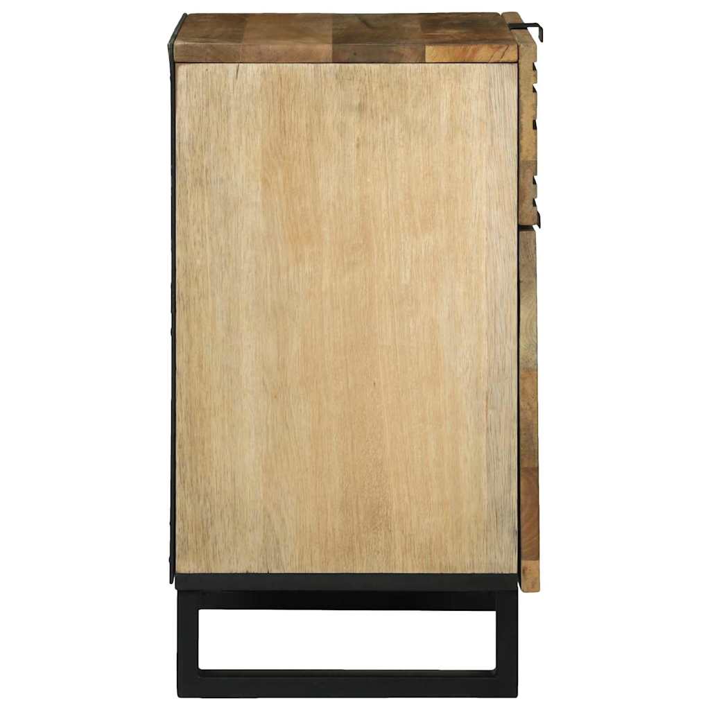 vidaXL Nachtkastje met lade Bruin 50 x 33 x 60 cm Massief acaciahout