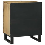 vidaXL Nachtkastje met lade Bruin 50 x 33 x 60 cm Massief acaciahout