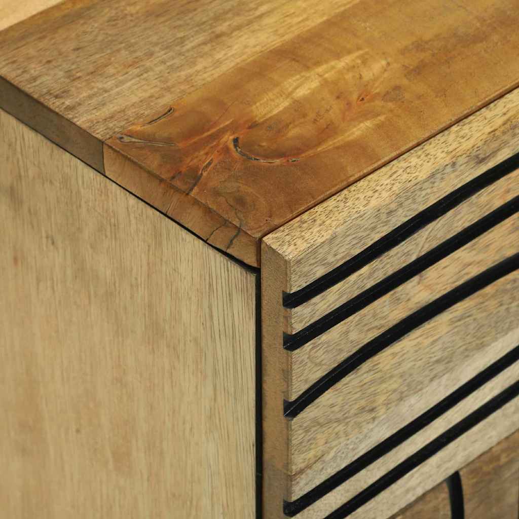 vidaXL Nachtkastje met lade Bruin 50 x 33 x 60 cm Massief acaciahout