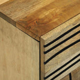 vidaXL Nachtkastje met lade Bruin 50 x 33 x 60 cm Massief acaciahout