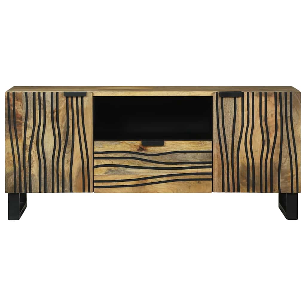 vidaXL TV Eenheden met lade Bruin 105 x 33 x 46 cm Bewerkt hout
