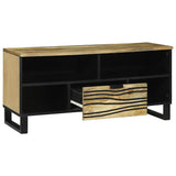 vidaXL TV Eenheden met lade Bruin 105 x 33 x 46 cm Bewerkt hout