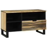 vidaXL TV Eenheden met lade Bruin 80 x 33 x 46 cm Bewerkt hout