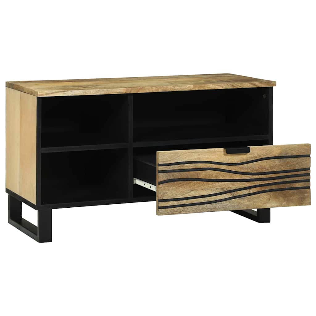 vidaXL TV Eenheden met lade Bruin 80 x 33 x 46 cm Bewerkt hout