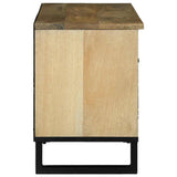 vidaXL TV Eenheden met lade Bruin 80 x 33 x 46 cm Bewerkt hout