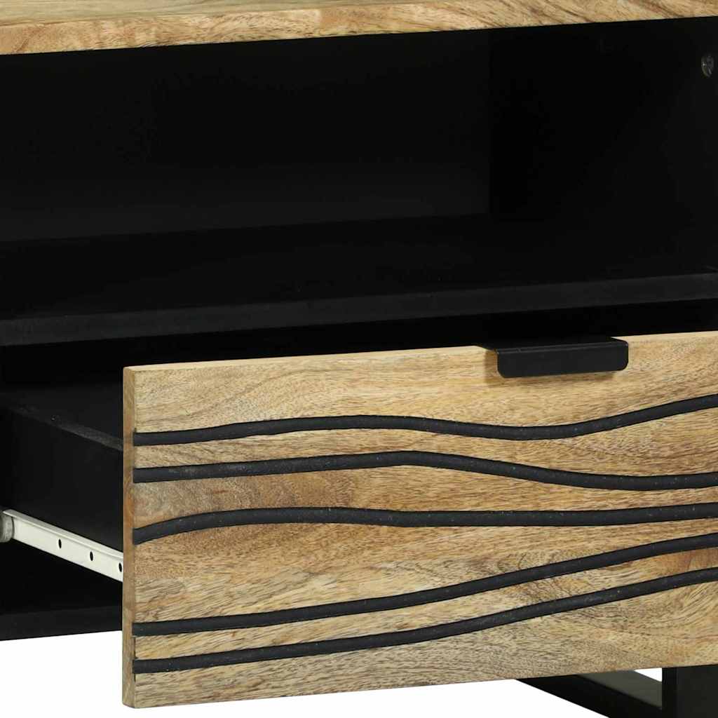 vidaXL TV Eenheden met lade Bruin 80 x 33 x 46 cm Bewerkt hout