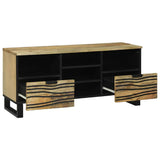 vidaXL TV Eenheden met lade Bruin 100 x 33 x 46 cm Bewerkt hout