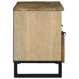 vidaXL TV Eenheden met lade Bruin 100 x 33 x 46 cm Bewerkt hout