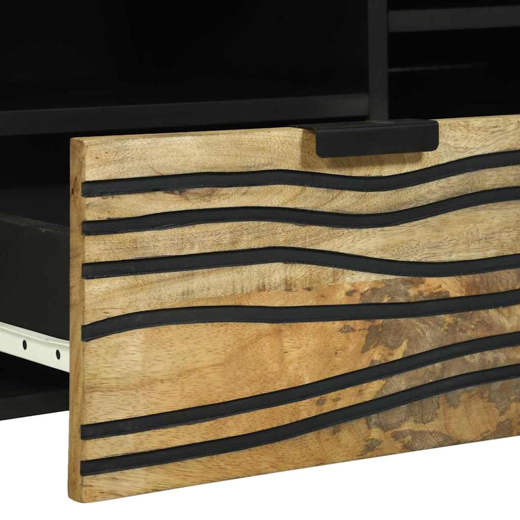 vidaXL TV Eenheden met lade Bruin 100 x 33 x 46 cm Bewerkt hout