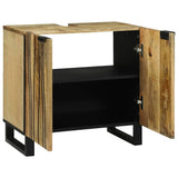 vidaXL Wastafel kabinet voor de badkamer Bruin 62 x 33 x 58 cm
