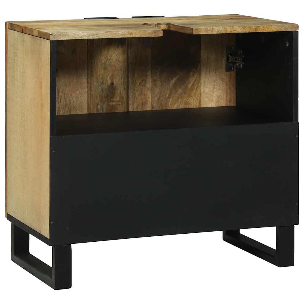 vidaXL Wastafel kabinet voor de badkamer Bruin 62 x 33 x 58 cm
