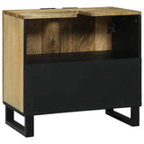 vidaXL Wastafel kabinet voor de badkamer Bruin 62 x 33 x 58 cm