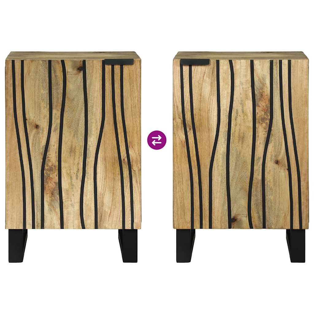 vidaXL Bathroom Sink Cabinet Brown 38 x 33.5 x 58 cm