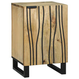 vidaXL Bathroom Sink Cabinet Brown 38 x 33.5 x 58 cm