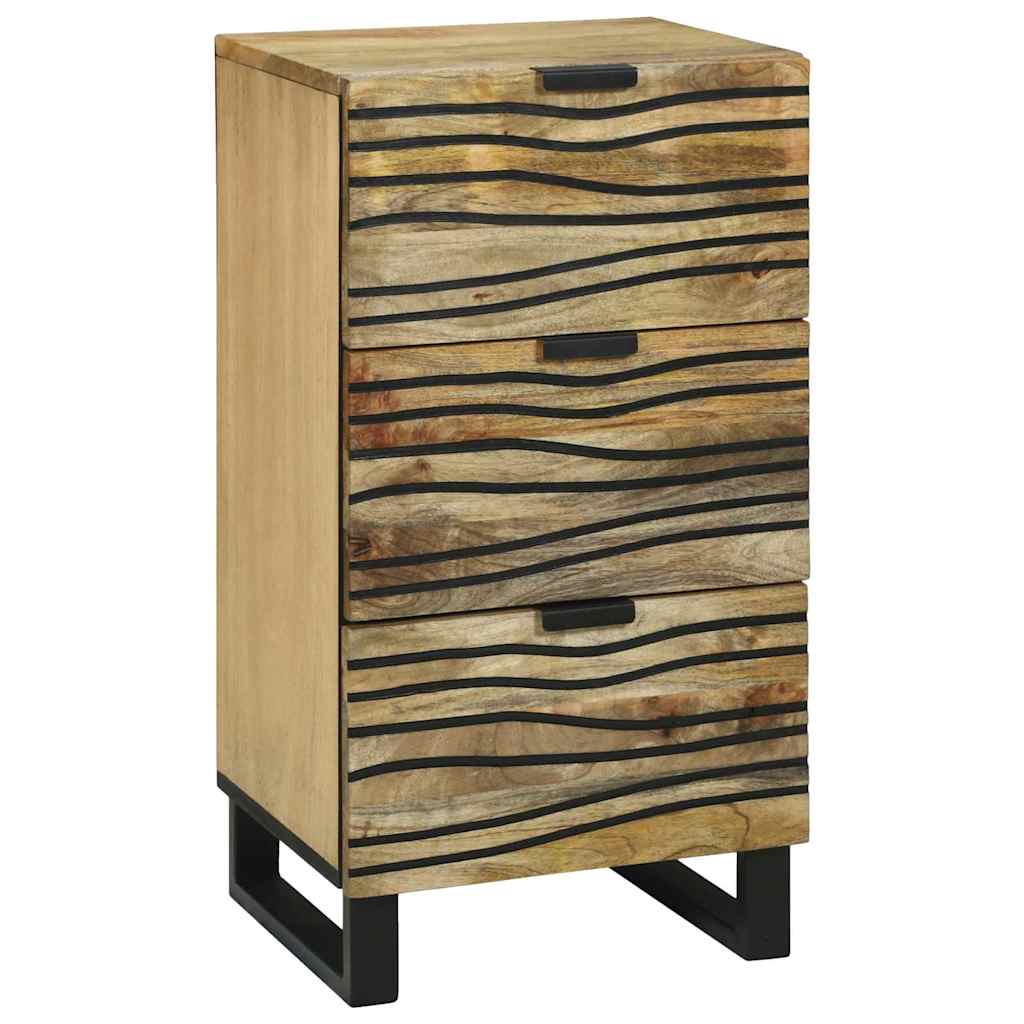 vidaXL Dressoir met lade Bruin 40 x 33 x 75 cm massief mangohout