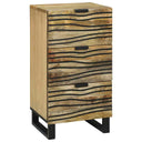 vidaXL Dressoir met lade Bruin 40 x 33 x 75 cm massief mangohout