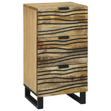 vidaXL Dressoir met lade Bruin 40 x 33 x 75 cm massief mangohout