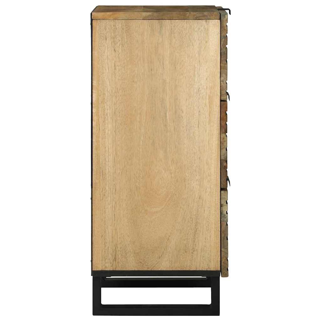 vidaXL Dressoir met lade Bruin 40 x 33 x 75 cm massief mangohout